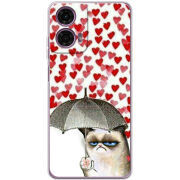 Чехол BoxFace Motorola G24 Raining Hearts