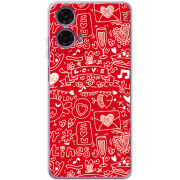 Чехол BoxFace Motorola G24 Happy Valentines