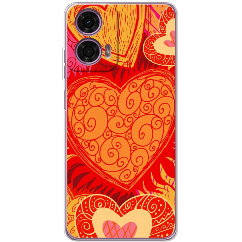 Чехол BoxFace Motorola G24 Warm Hearts