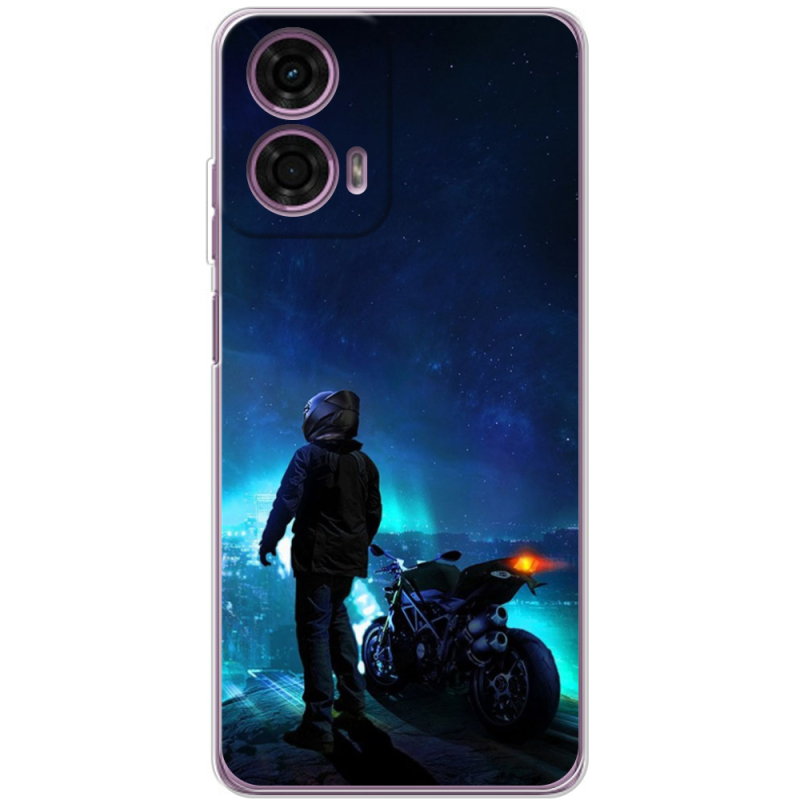 Чехол BoxFace Motorola G24 Motorcyclist