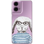 Прозрачный чехол BoxFace Motorola G24 MR. Rabbit