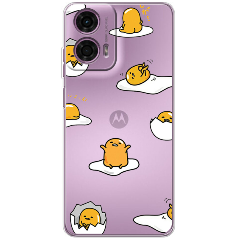 Прозрачный чехол BoxFace Motorola G24 Gudetama