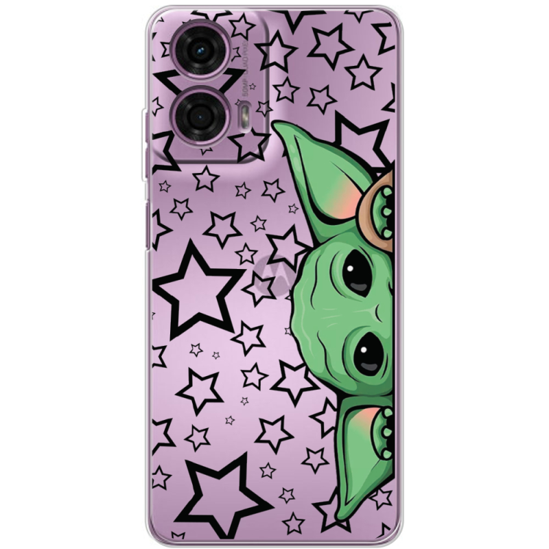 Прозрачный чехол BoxFace Motorola G24 Baby Yoda