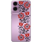 Прозрачный чехол BoxFace Motorola G24 Ethno Ornament