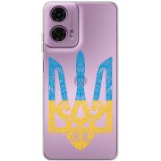 Прозрачный чехол BoxFace Motorola G24 Gold Trident