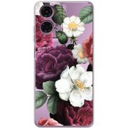 Прозрачный чехол BoxFace Motorola G24 Floral Dark Dreams