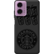 Черный чехол BoxFace Motorola G24 Black Coffee