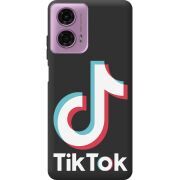 Черный чехол BoxFace Motorola G24 Tik Tok