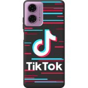 Черный чехол BoxFace Motorola G24 Tik Tok