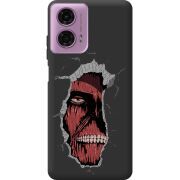 Черный чехол BoxFace Motorola G24 Нападение на Титана