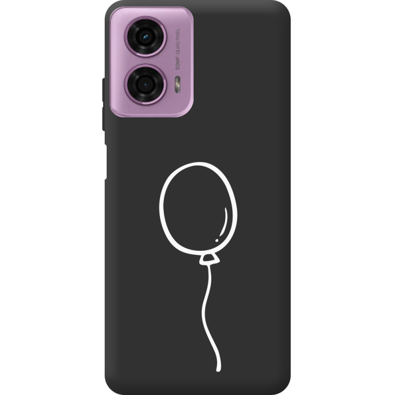 Черный чехол BoxFace Motorola G24 Balloon