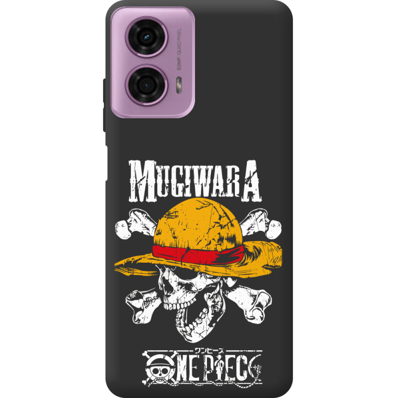 Черный чехол BoxFace Motorola G24 One Piece Большой куш