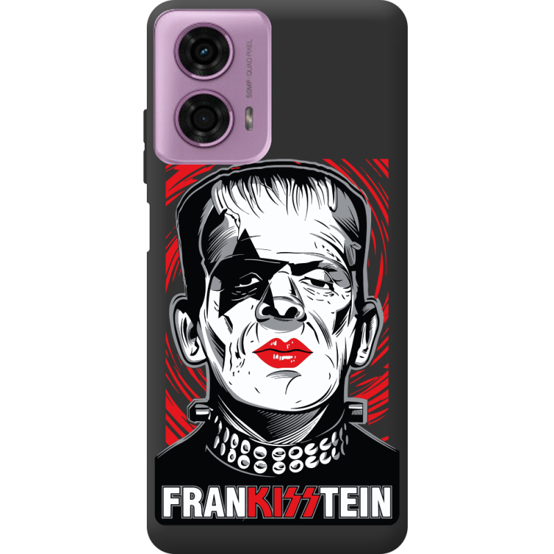 Черный чехол BoxFace Motorola G24 Frankisstein