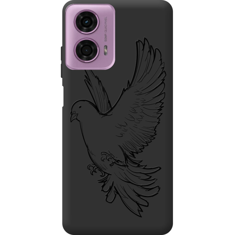 Черный чехол BoxFace Motorola G24 Dove