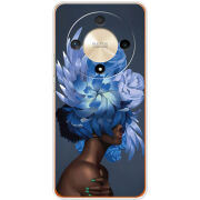 Чехол BoxFace Honor Magic 6 Lite 5G Exquisite Blue Flowers