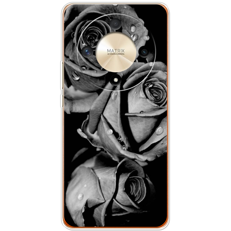 Чехол BoxFace Honor Magic 6 Lite 5G Black and White Roses