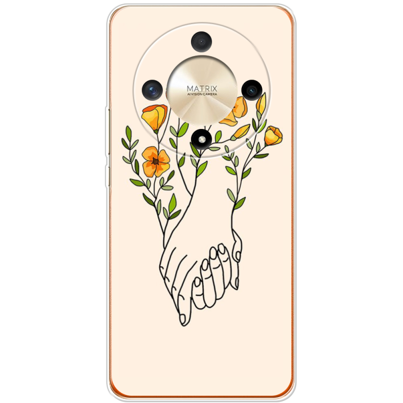 Чехол BoxFace Honor Magic 6 Lite 5G Flower Hands