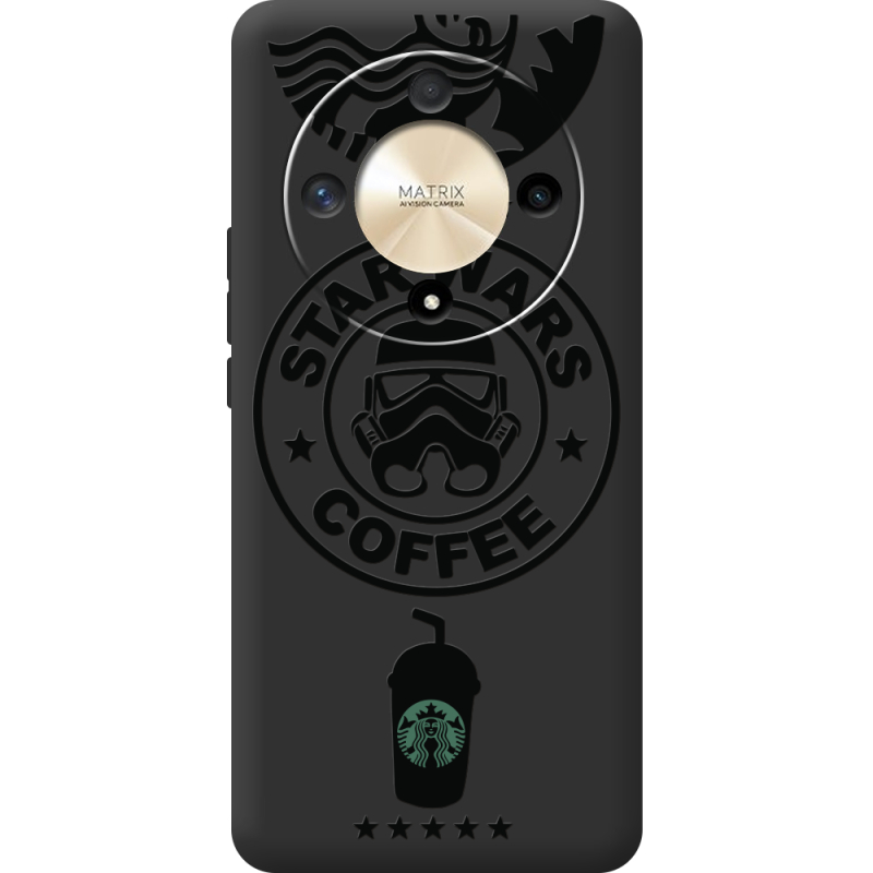 Черный чехол BoxFace Honor Magic 6 Lite 5G Dark Coffee