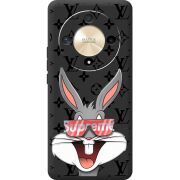 Черный чехол BoxFace Honor Magic 6 Lite 5G looney bunny