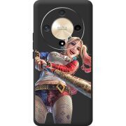 Черный чехол BoxFace Honor Magic 6 Lite 5G Happy Harley Quinn