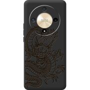 Черный чехол BoxFace Honor Magic 6 Lite 5G Chinese Dragon