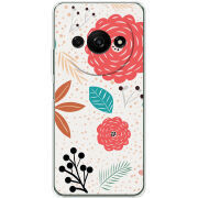 Чехол BoxFace Xiaomi Redmi A3 Line Flowers