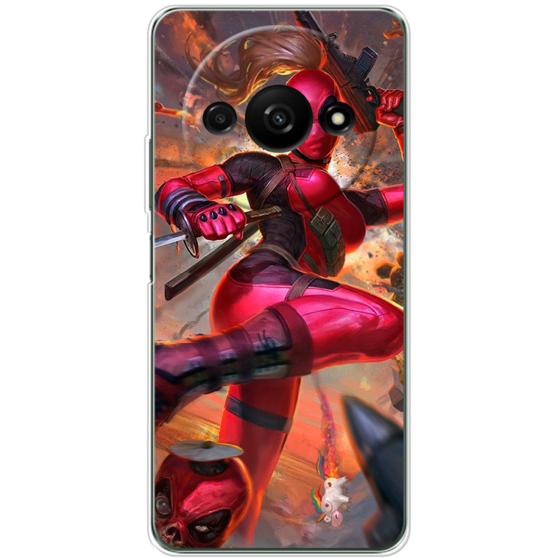 Чехол BoxFace Xiaomi Redmi A3 Woman Deadpool