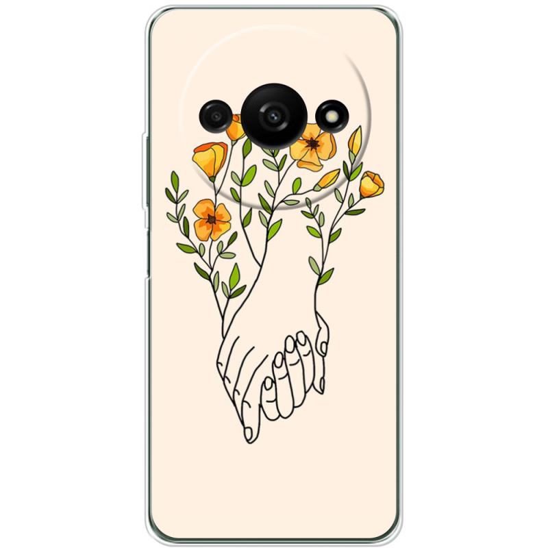 Чехол BoxFace Xiaomi Redmi A3 Flower Hands