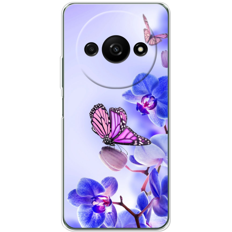 Чехол BoxFace Xiaomi Redmi A3 Orchids and Butterflies