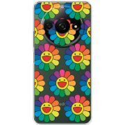 Прозрачный чехол BoxFace Xiaomi Redmi A3 Hippie Flowers