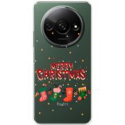 Прозрачный чехол BoxFace Xiaomi Redmi A3 Merry Christmas