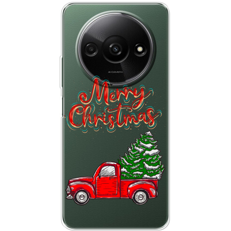 Прозрачный чехол BoxFace Xiaomi Redmi A3 Holiday Car