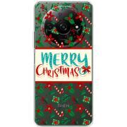 Прозрачный чехол BoxFace Xiaomi Redmi A3 Vintage Christmas Pattern