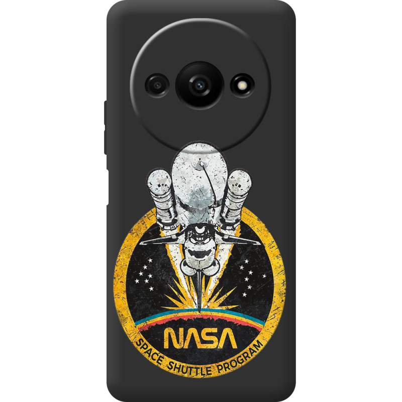 Черный чехол BoxFace Xiaomi Redmi A3 NASA Spaceship