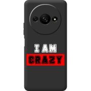 Черный чехол BoxFace Xiaomi Redmi A3 I'm Crazy