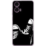 Чехол BoxFace Motorola G24 Power Black Sneakers