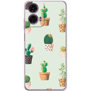 Чехол BoxFace Motorola G24 Power L-green Cacti