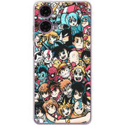 Чехол BoxFace Motorola G24 Power Anime Stickers