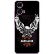 Чехол BoxFace Motorola G24 Power Harley Davidson and eagle