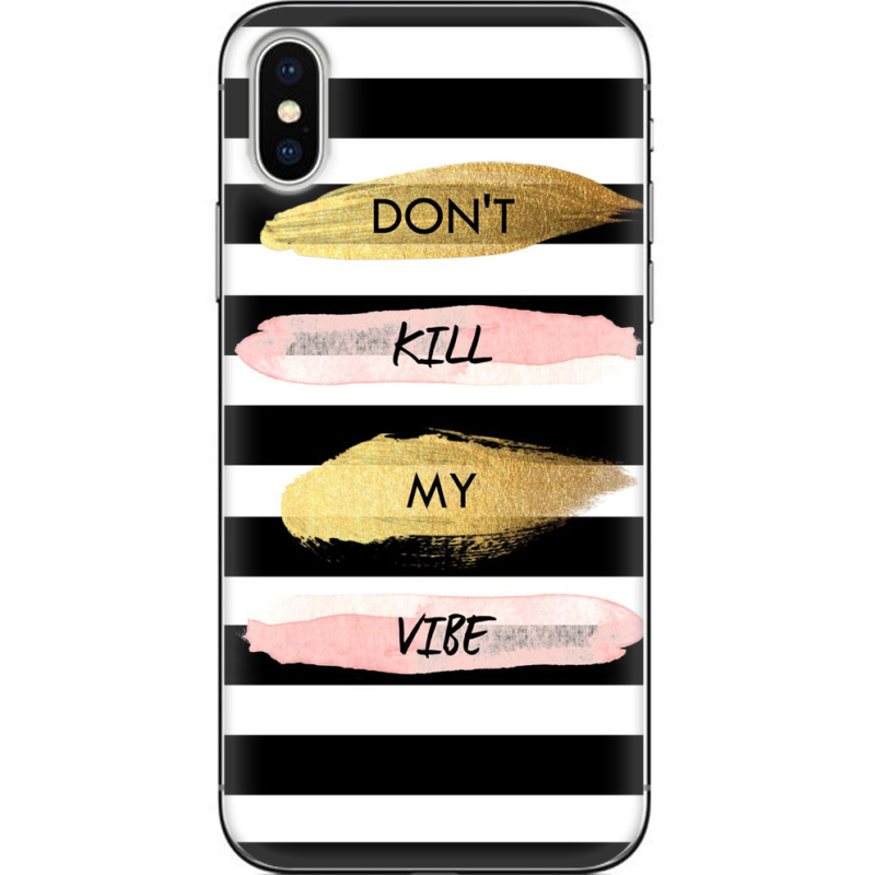 Чехол Uprint Apple iPhone X Dont Kill My Vibe