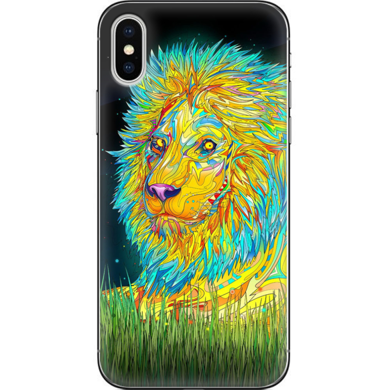 Чехол Uprint Apple iPhone X Moonlight Lion