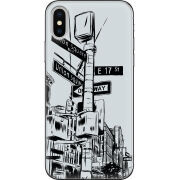 Чехол Uprint Apple iPhone X 17 Street