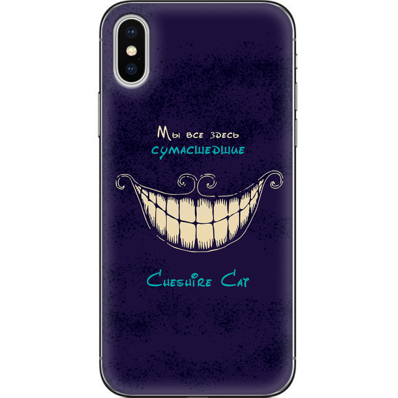 Чехол Uprint Apple iPhone X Cheshire Cat