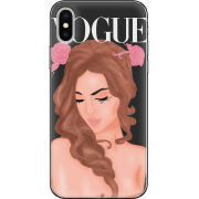 Чехол Uprint Apple iPhone X Fashion Girl