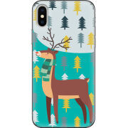 Чехол Uprint Apple iPhone X Foresty Deer