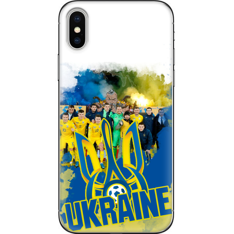 Чехол Uprint Apple iPhone X Ukraine national team