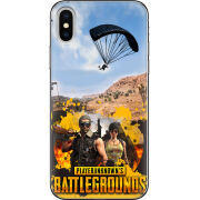 Чехол Uprint Apple iPhone X Pubg parachute