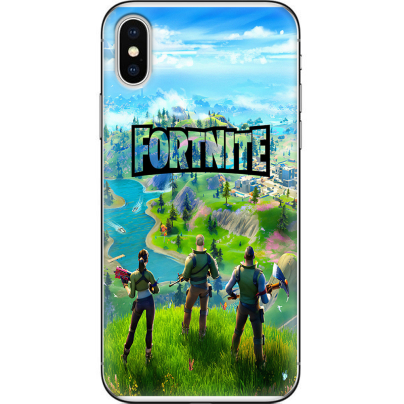 Чехол Uprint Apple iPhone X Fortnite