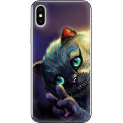 Чехол Uprint Apple iPhone X Cheshire Cat