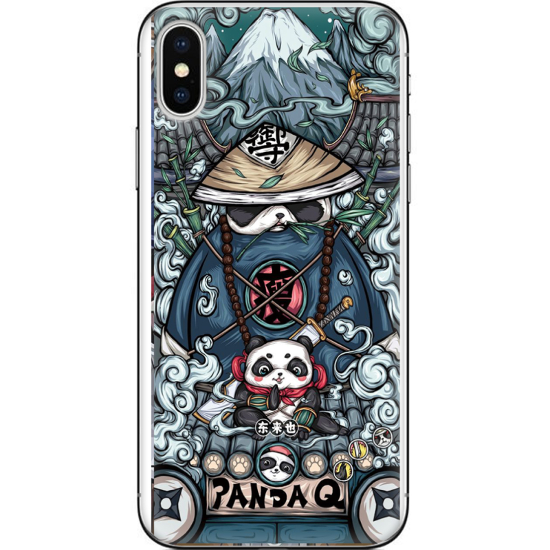 Чехол Uprint Apple iPhone X Panda Q